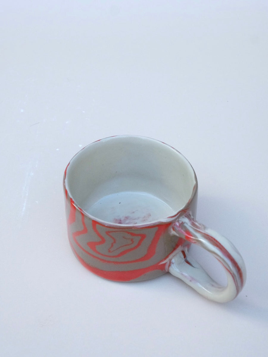 N.85 Red Spirals 8oz