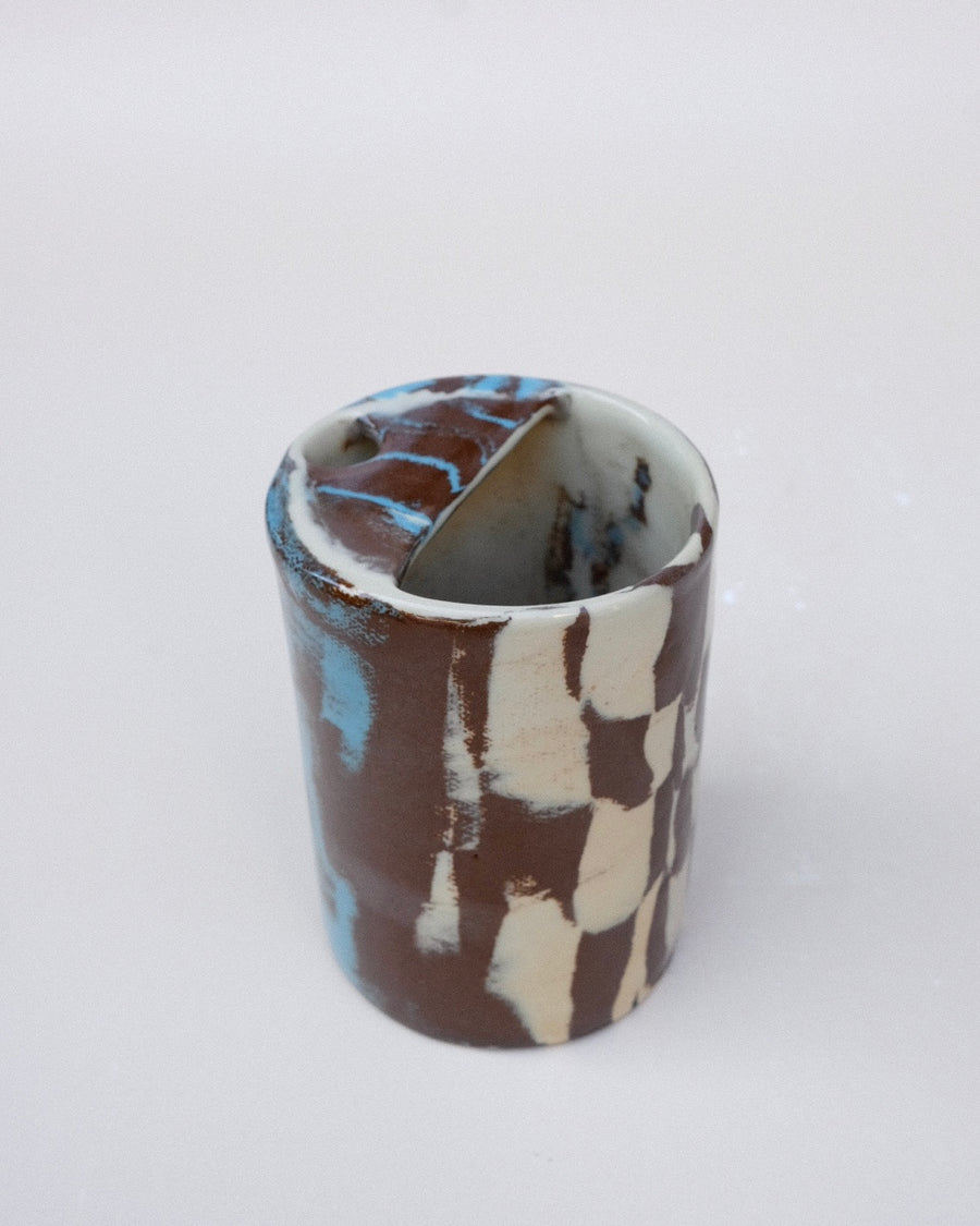 N.108 Blue Spirals Sippy Cup