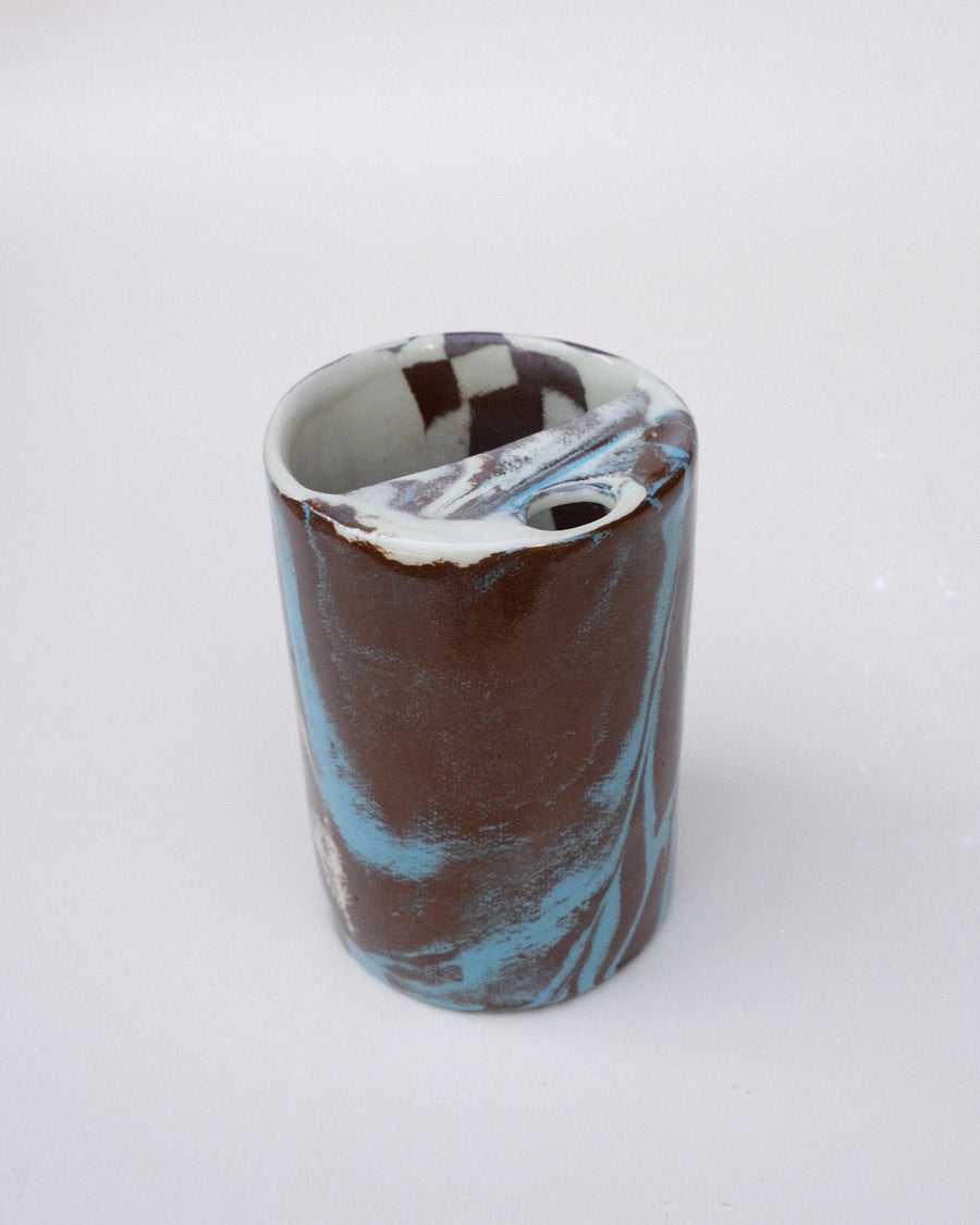 N.108 Blue Spirals Sippy Cup