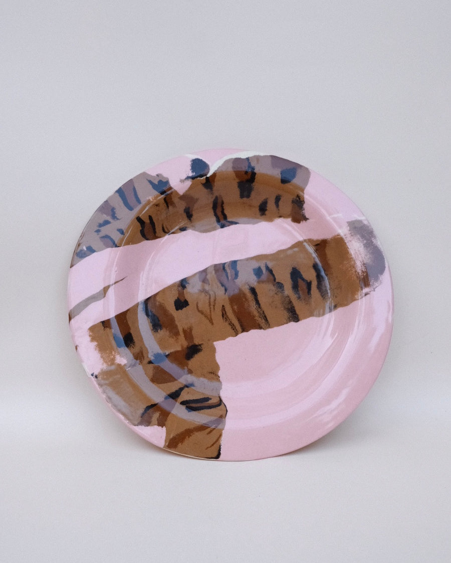 Pink Leopard Plate
