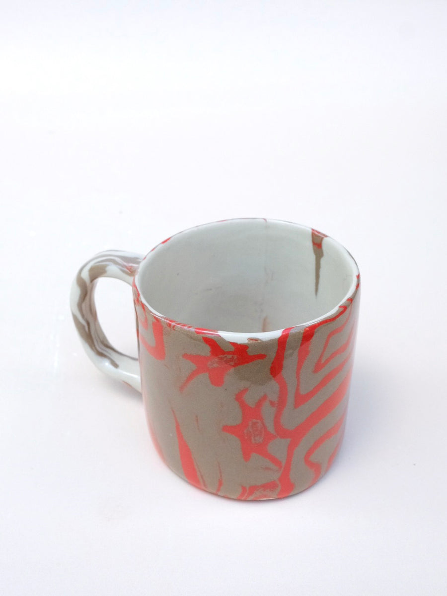 N.84 Red Spirals 12oz