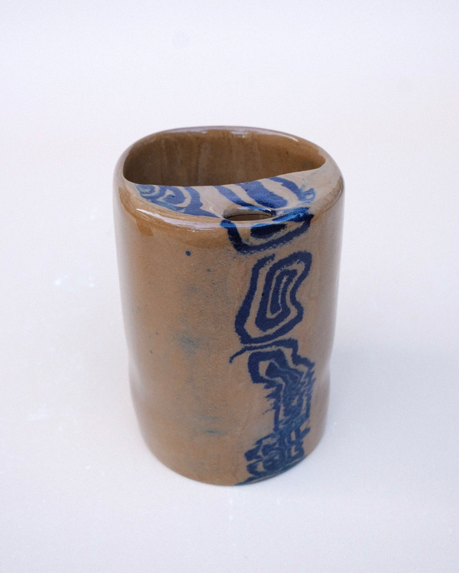 N.96 Cobalt Spirals Sippy Cup