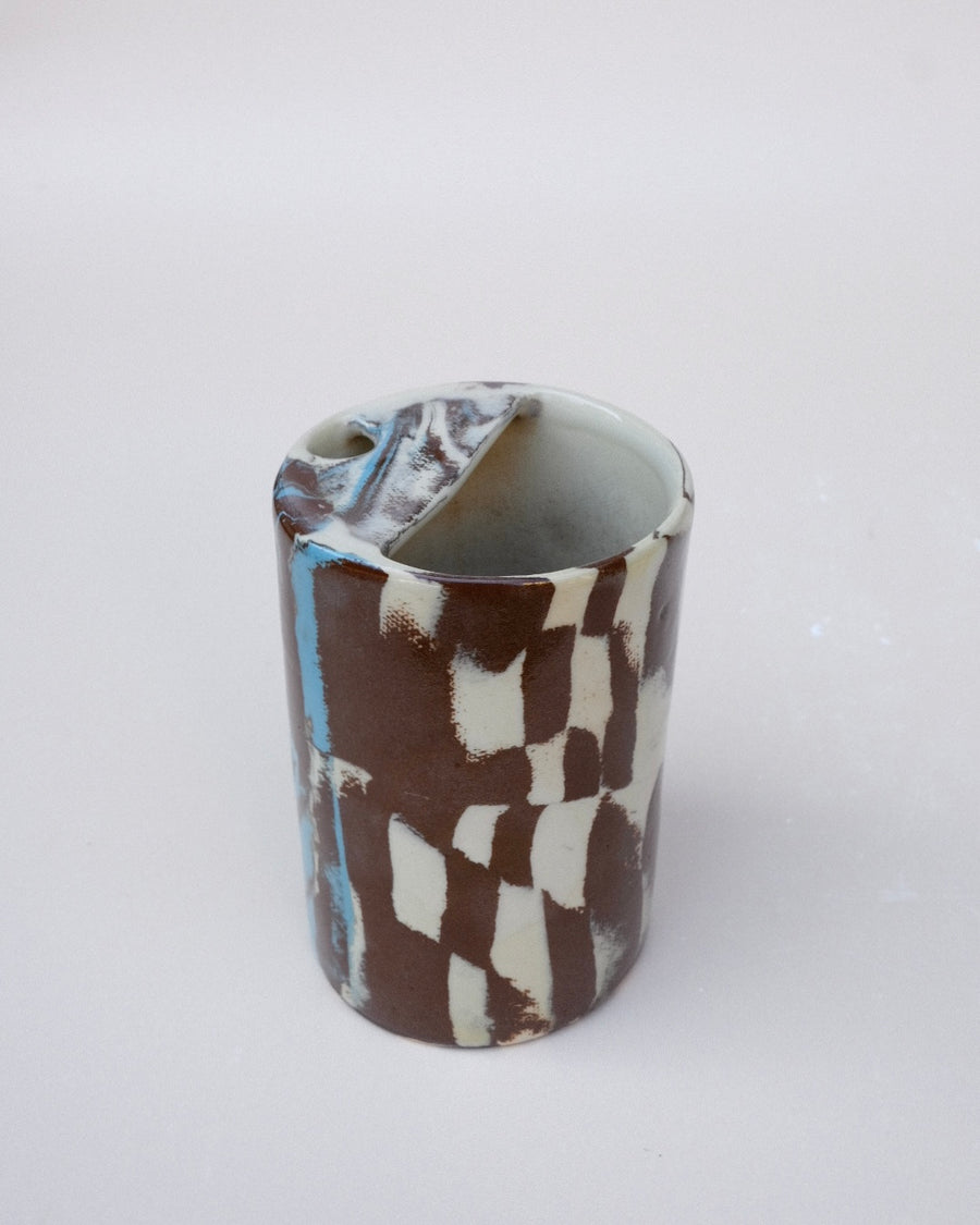 N.108 Blue Spirals Sippy Cup