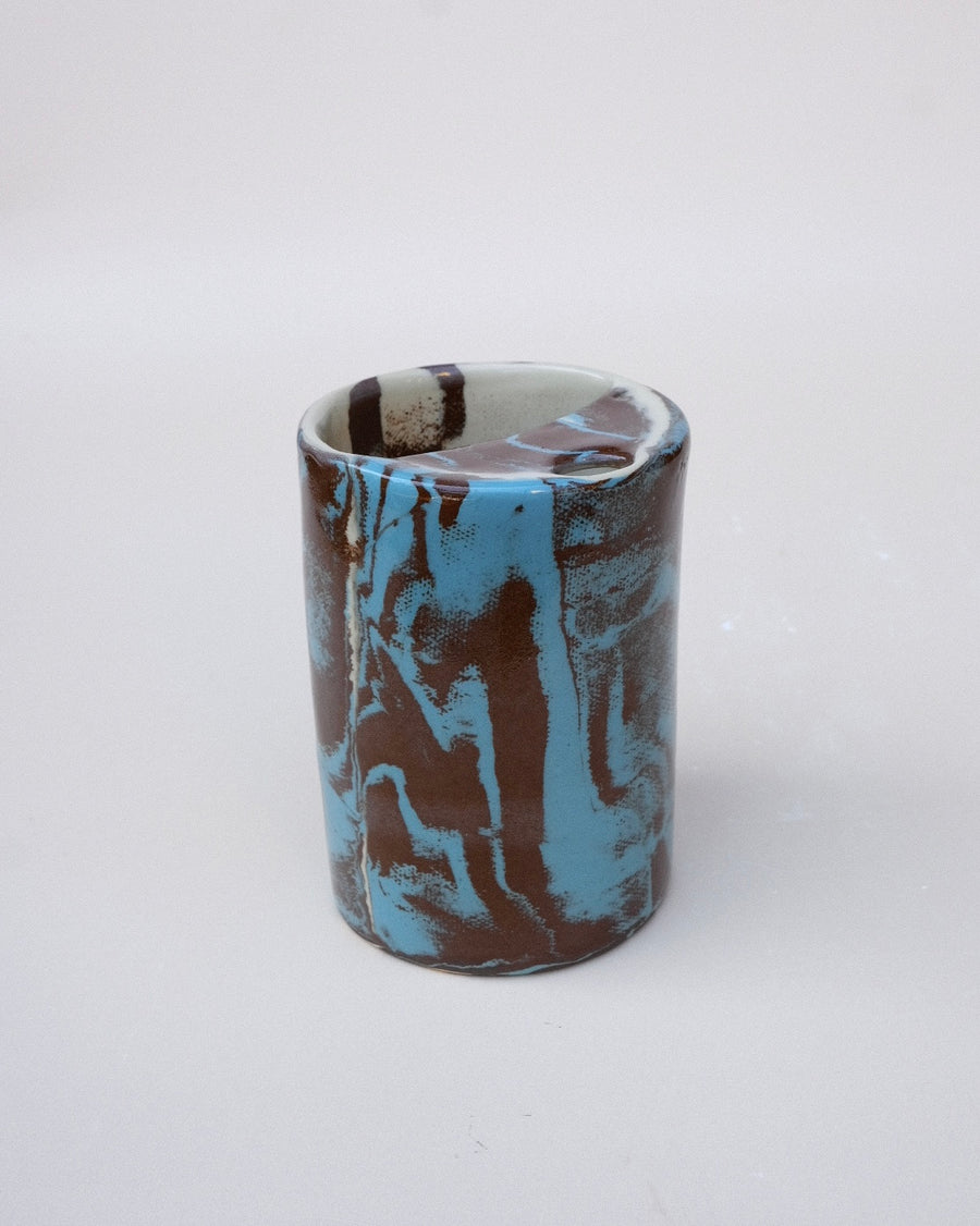 N.108 Blue Spirals Sippy Cup