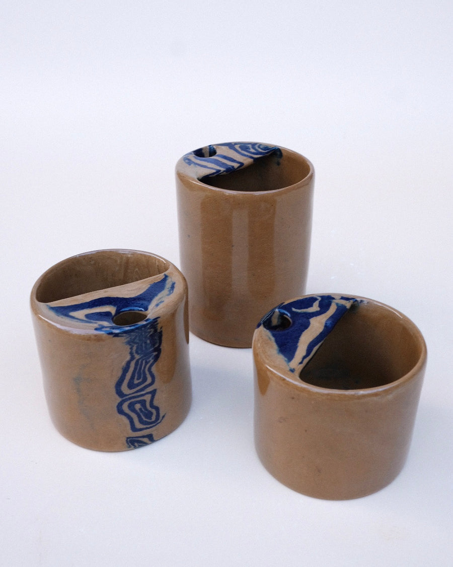 N.96 Cobalt Spirals Sippy Cup