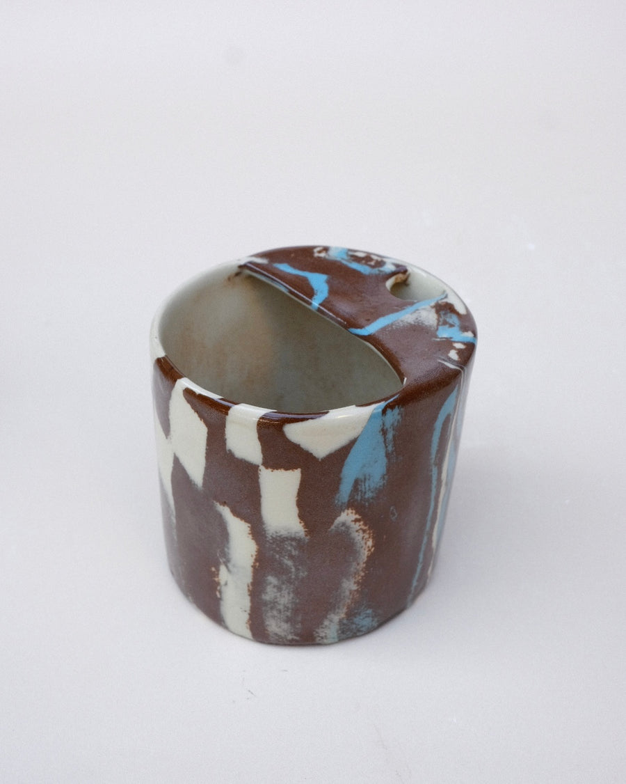 N.108 Blue Spirals Sippy Cup