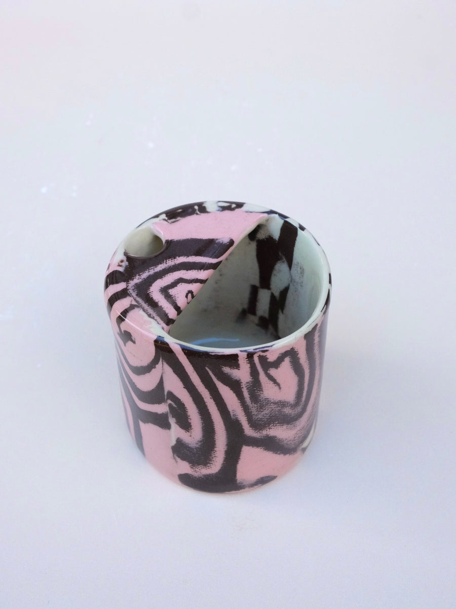 N.92 Pink Spirals Sippy Cup
