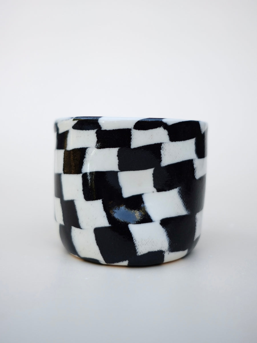 Checkers Hug Mug