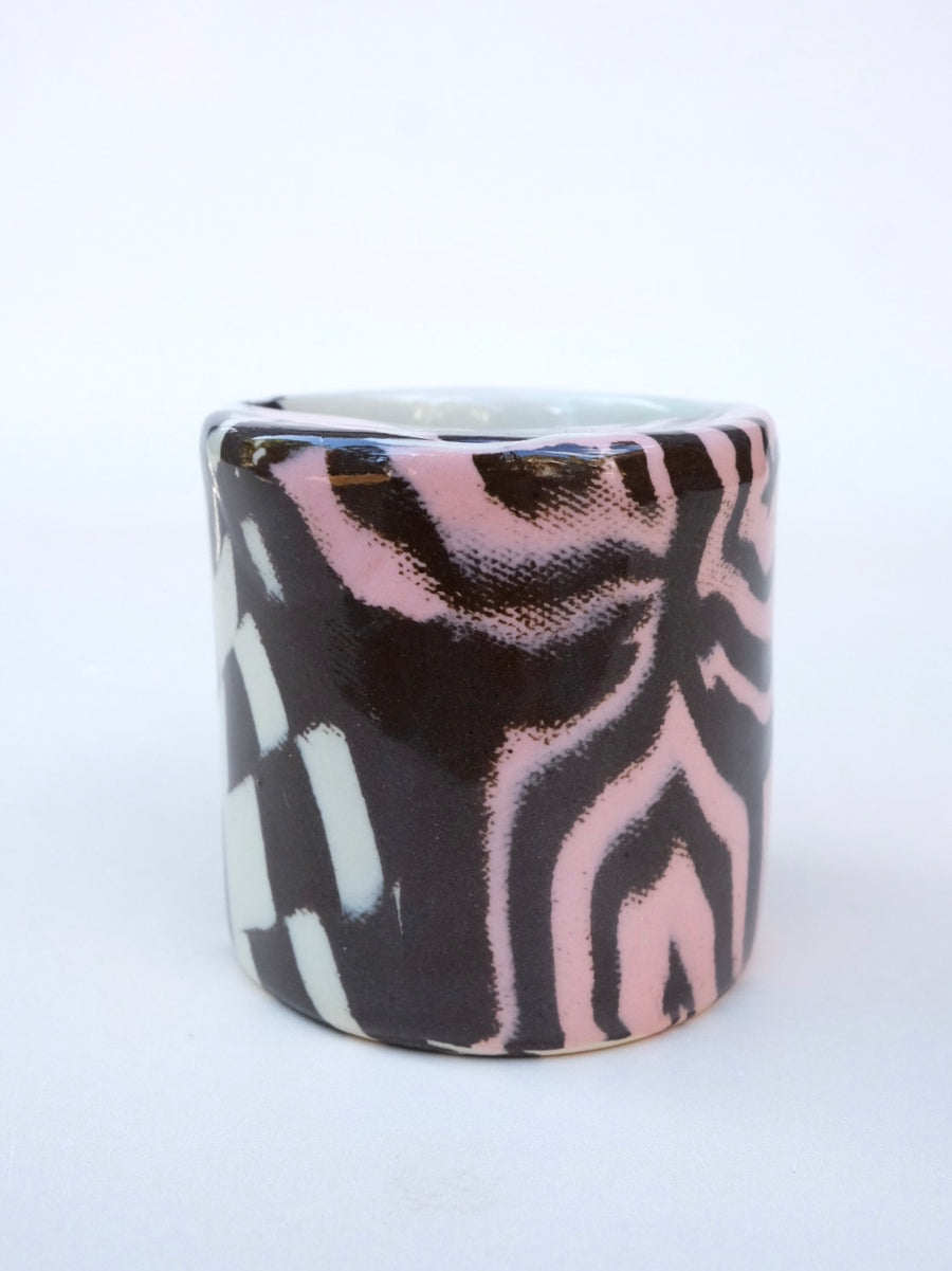 N.92 Pink Spirals Sippy Cup
