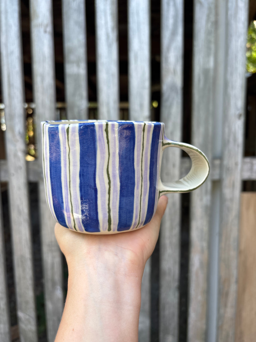 Blue Stripe Mup