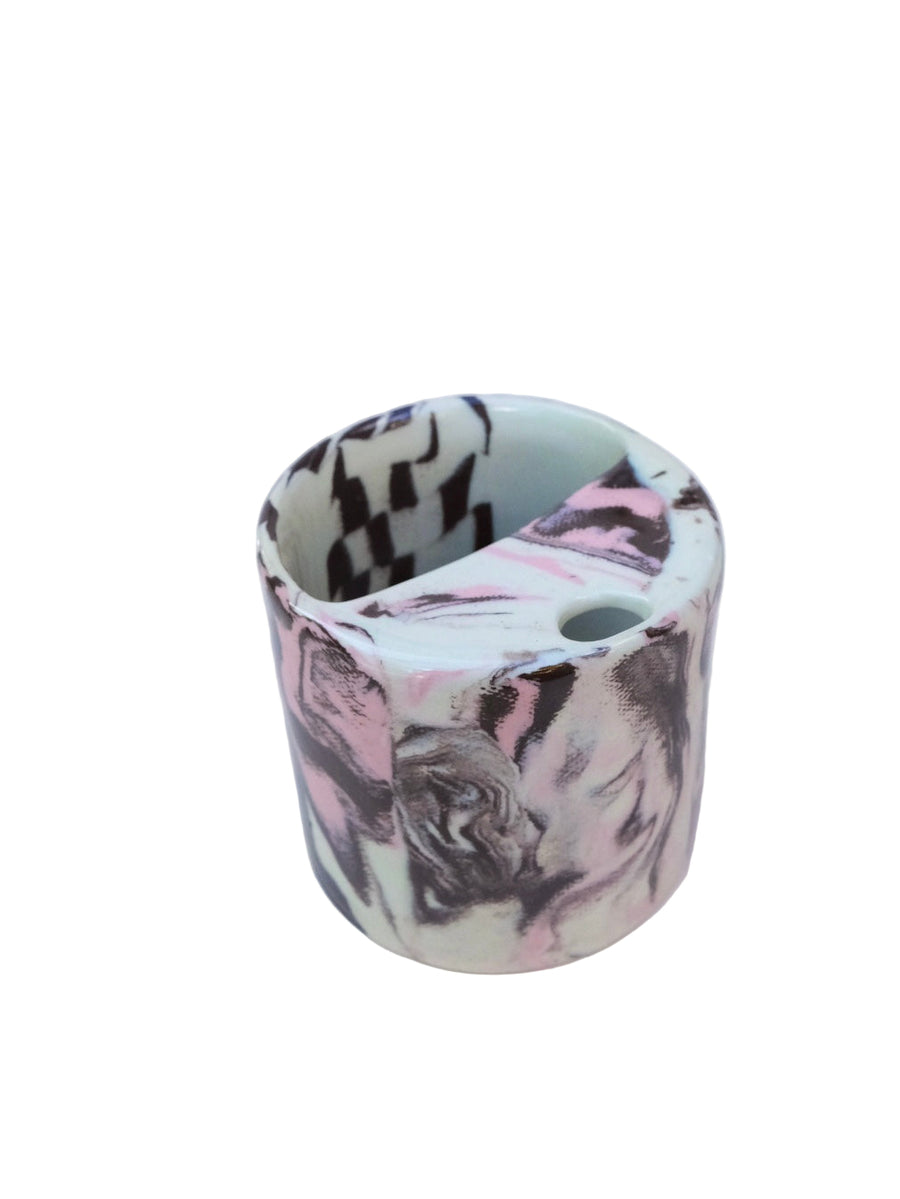 N.95 Pink Swirls Sippy Cup