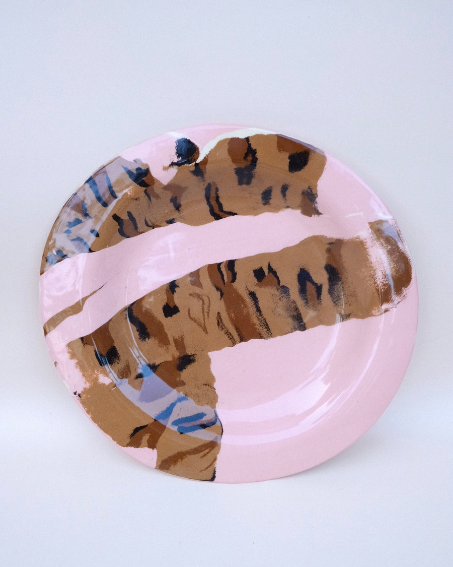Pink Leopard Plate