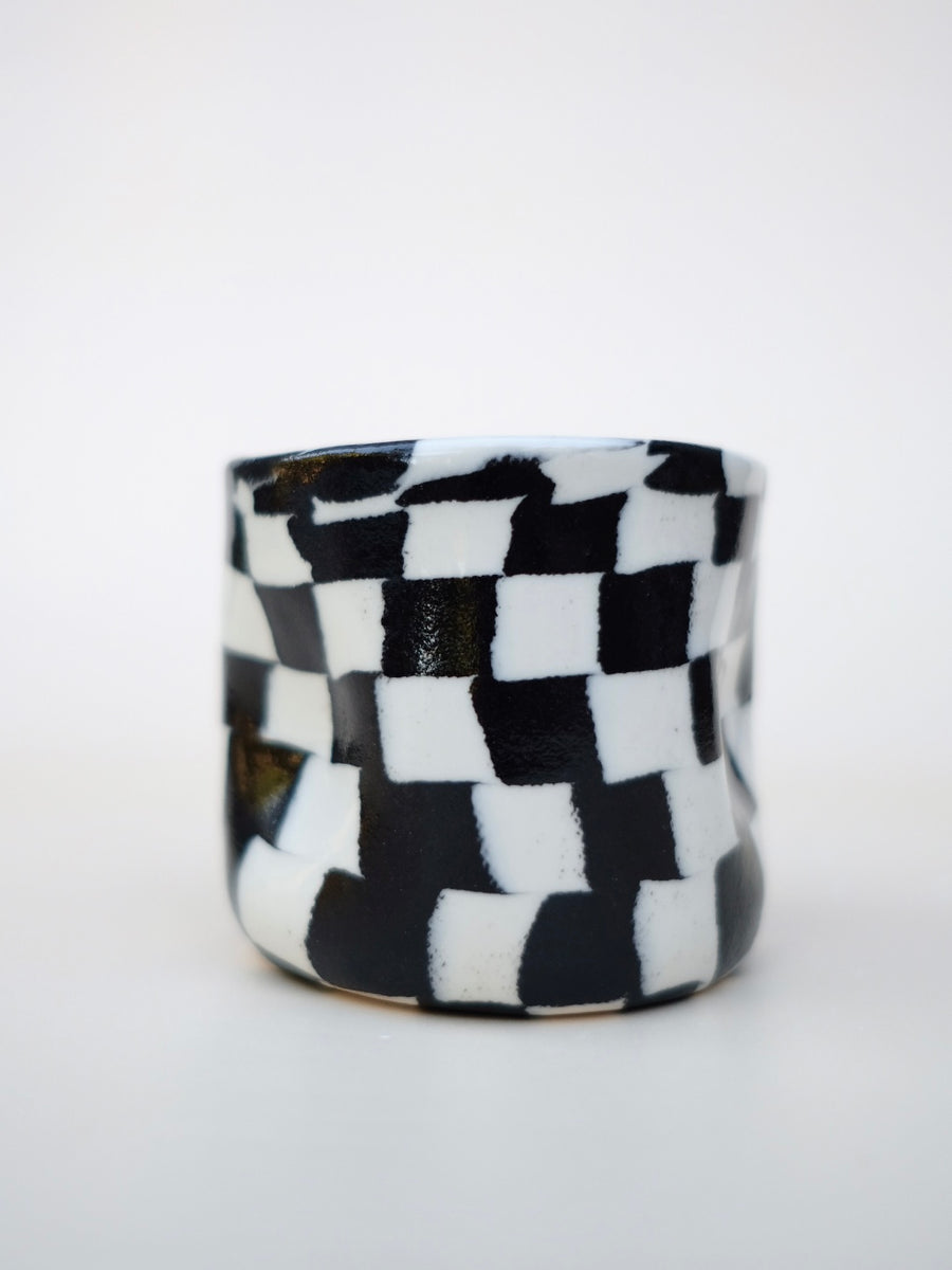 Checkers Hug Mug