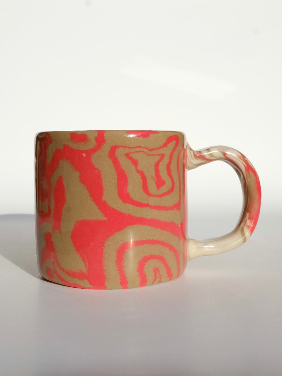 N.84 Red Spirals 12oz