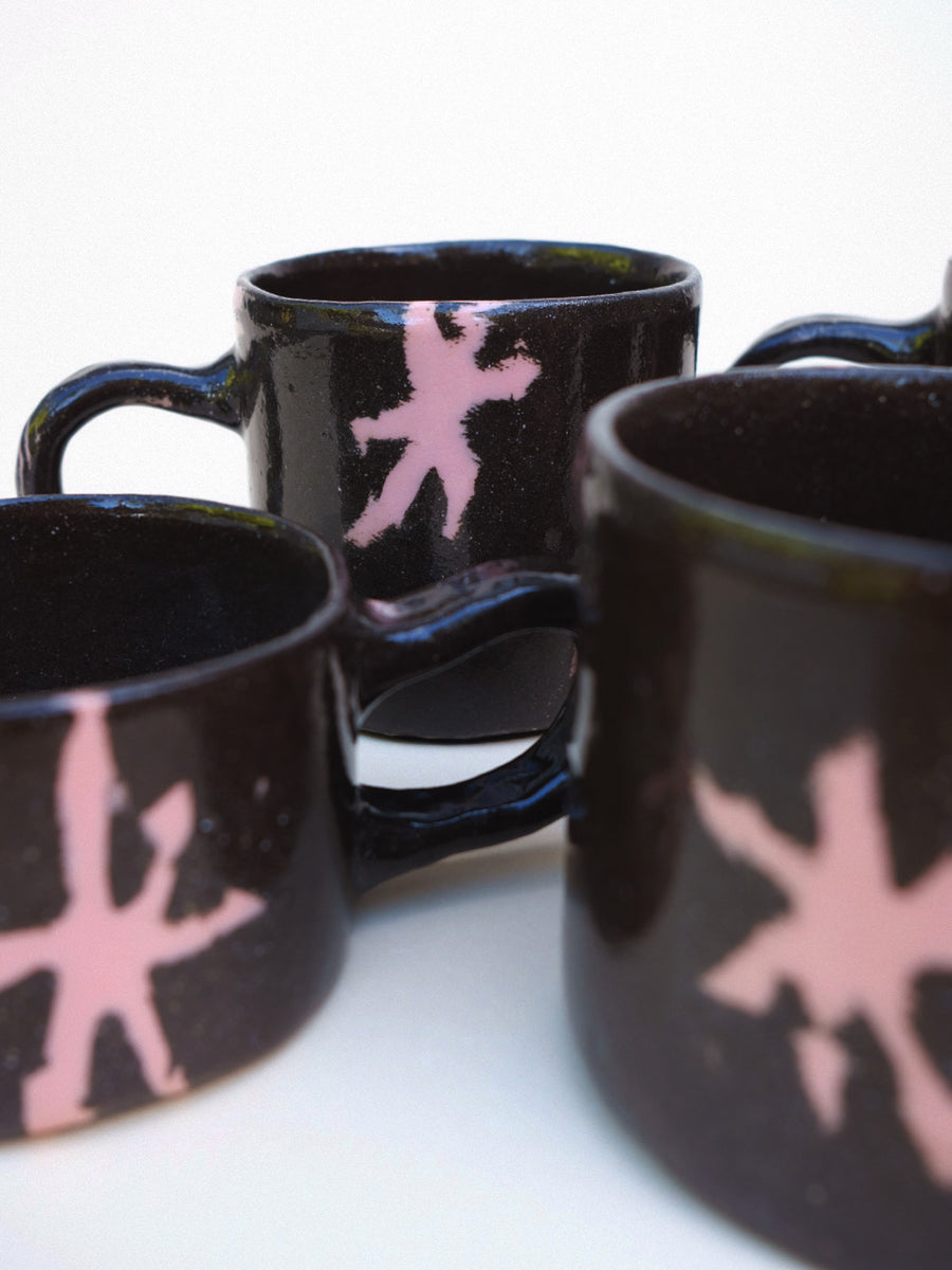Pink Star Nerikomi Mug