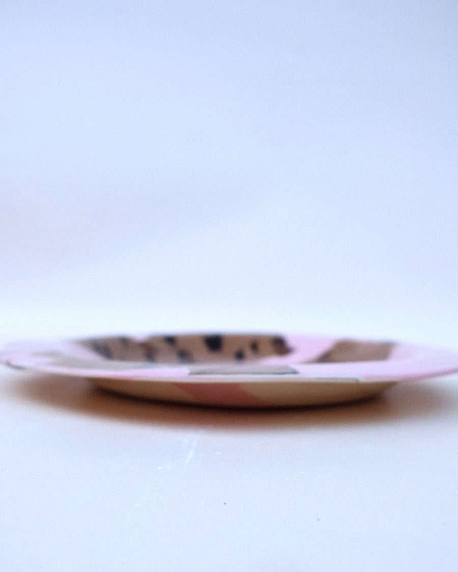 Pink Leopard Plate