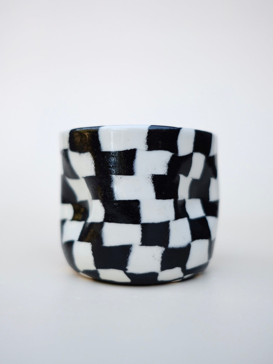 Checkers Hug Mug
