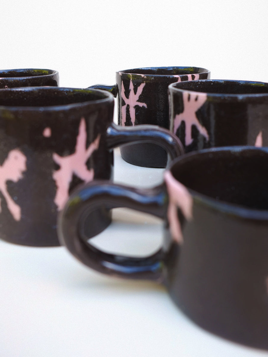 Pink Star Nerikomi Mug