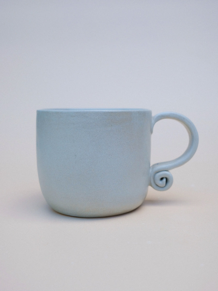 Spiral Handle Mug Sea Foam
