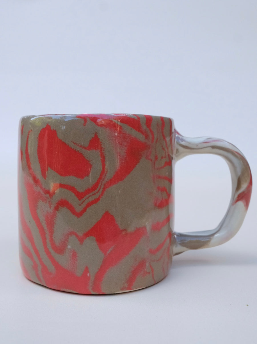 N.84 Red Spirals 12oz