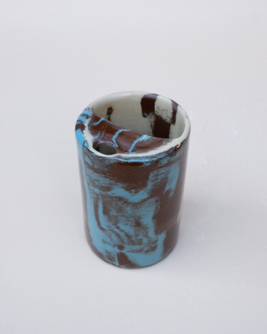 N.108 Blue Spirals Sippy Cup