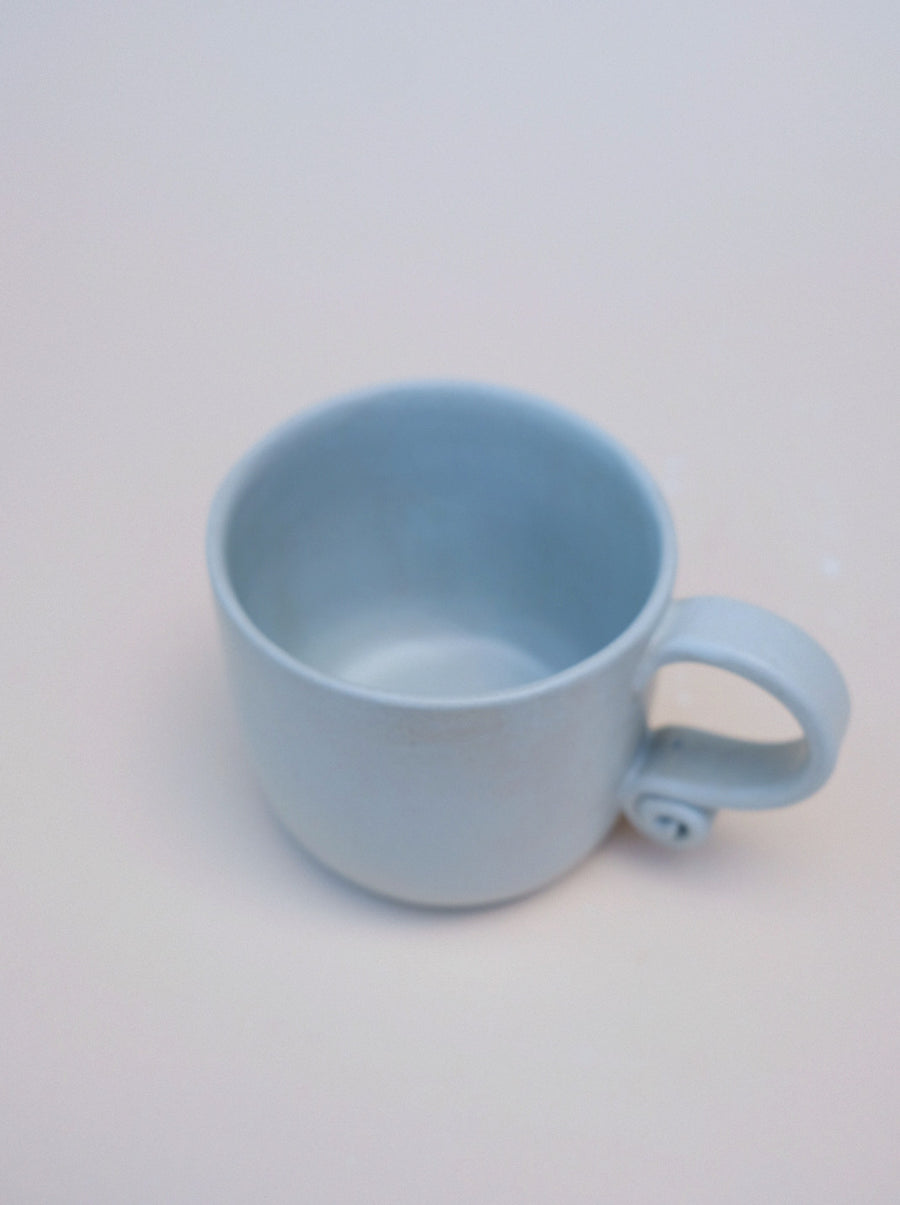 Spiral Handle Mug Sea Foam