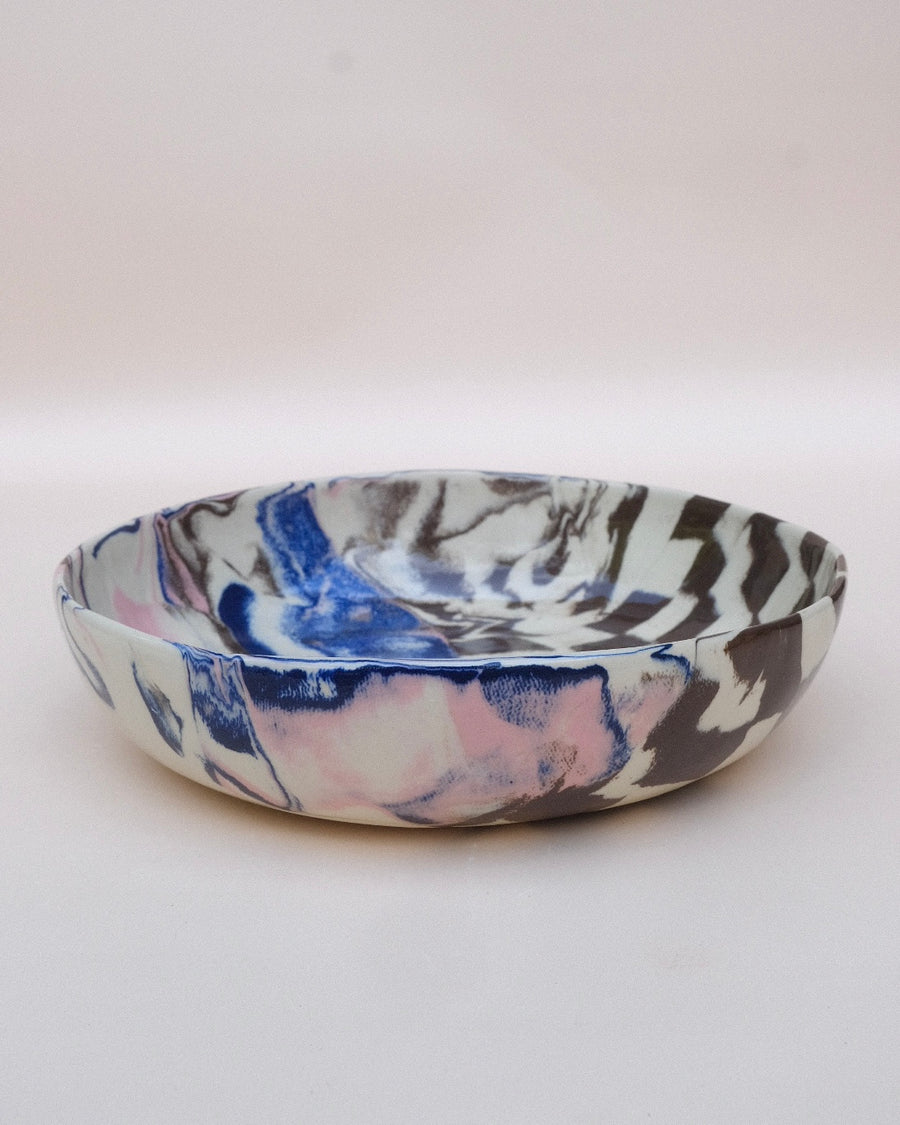 Pink & Cobalt Nerikomi Bowl