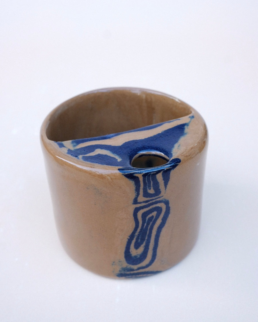 N.96 Cobalt Spirals Sippy Cup