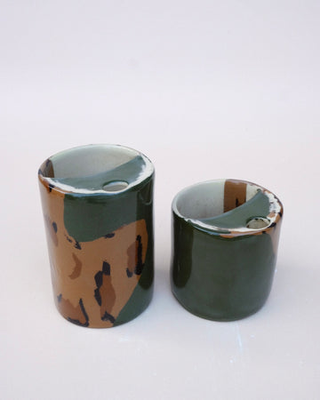 N.105 Green Leopard Sippy Cup