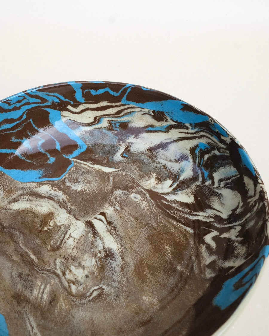 Blue Nerikomi Spirals Bowl