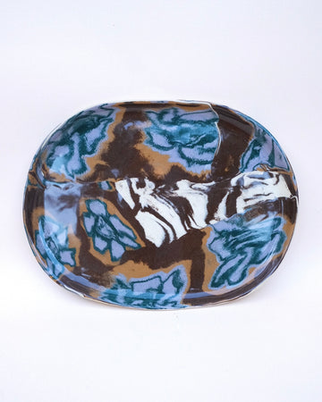 Toast Plate 09 Lilac Flowers