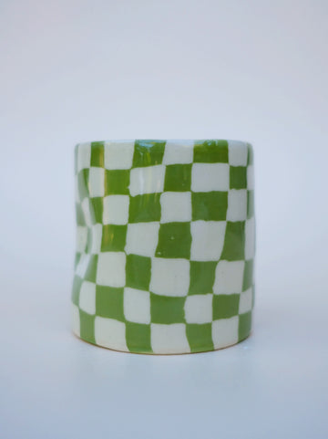 Avocado Checkers Hug Mug