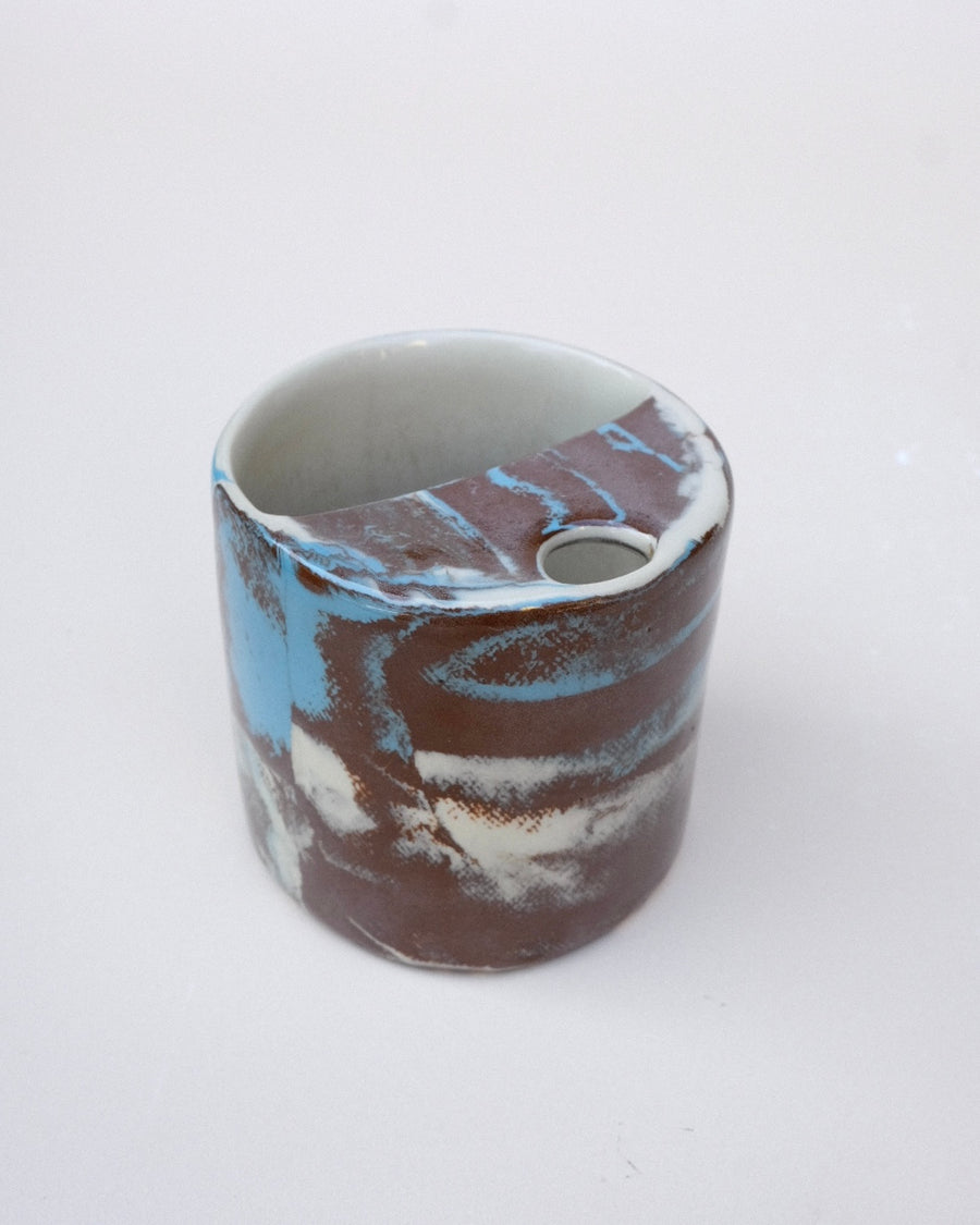 N.108 Blue Spirals Sippy Cup