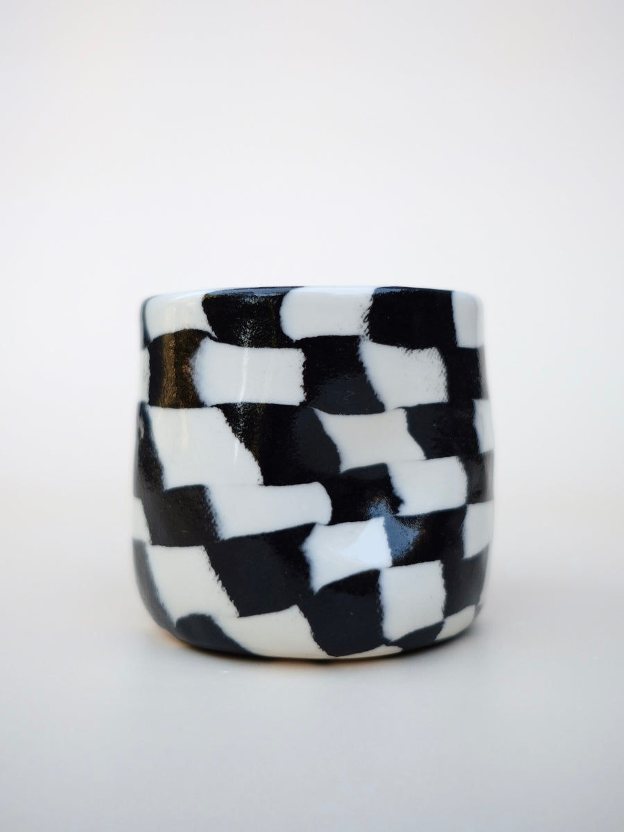 Checkers Hug Mug