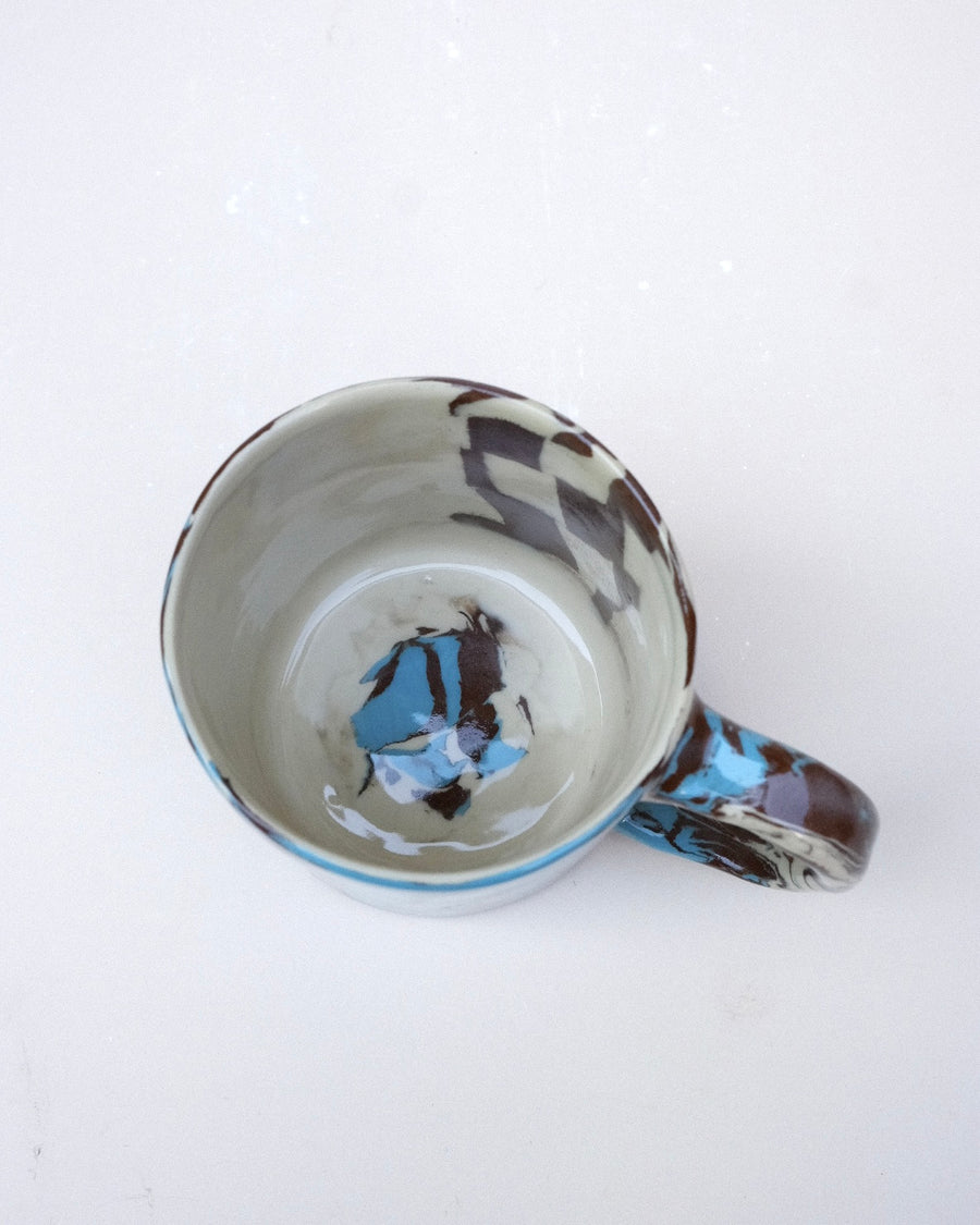 N.106 Blue Spirals 12oz