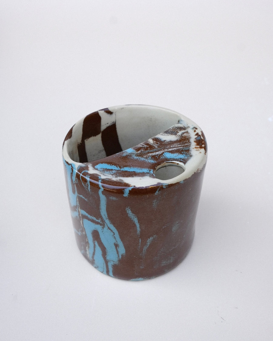 N.108 Blue Spirals Sippy Cup