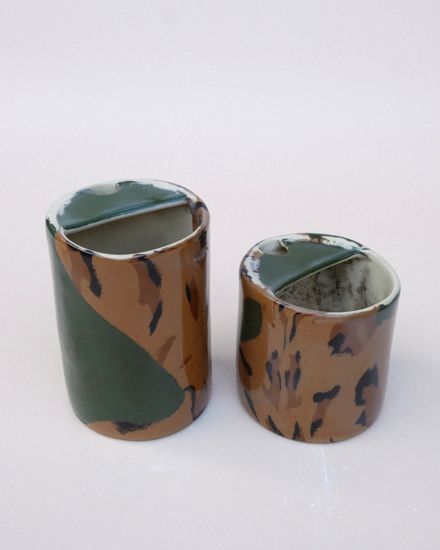 N.105 Green Leopard Sippy Cup