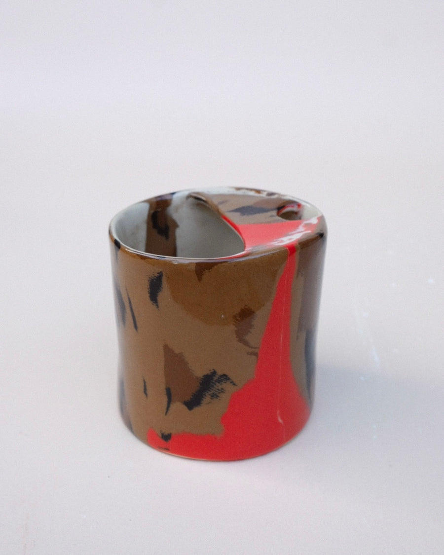 N.102 Red Leopard Sippy Cup
