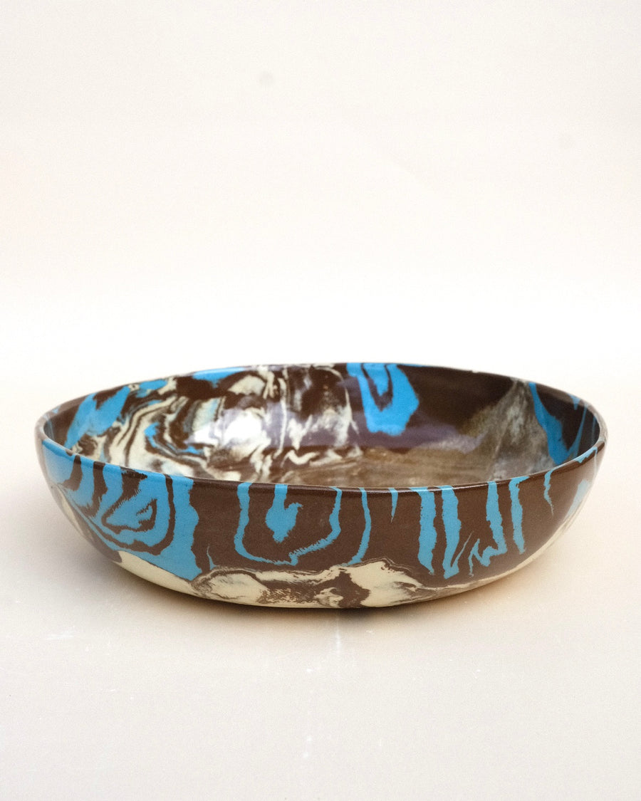 Blue Nerikomi Spirals Bowl