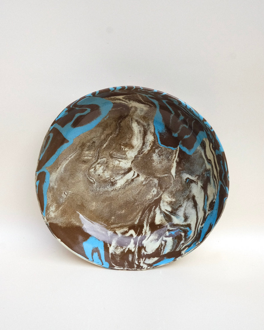 Blue Nerikomi Spirals Bowl