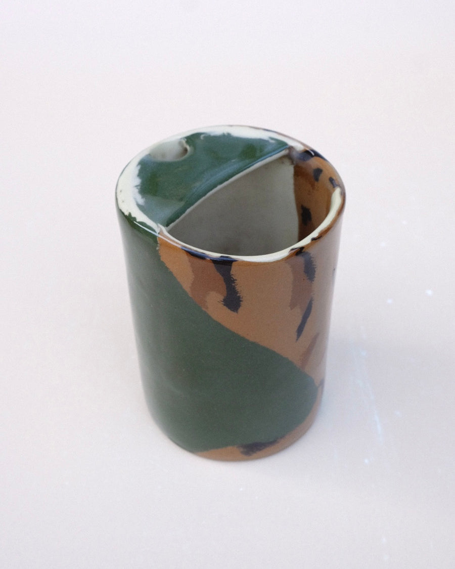 N.105 Green Leopard Sippy Cup