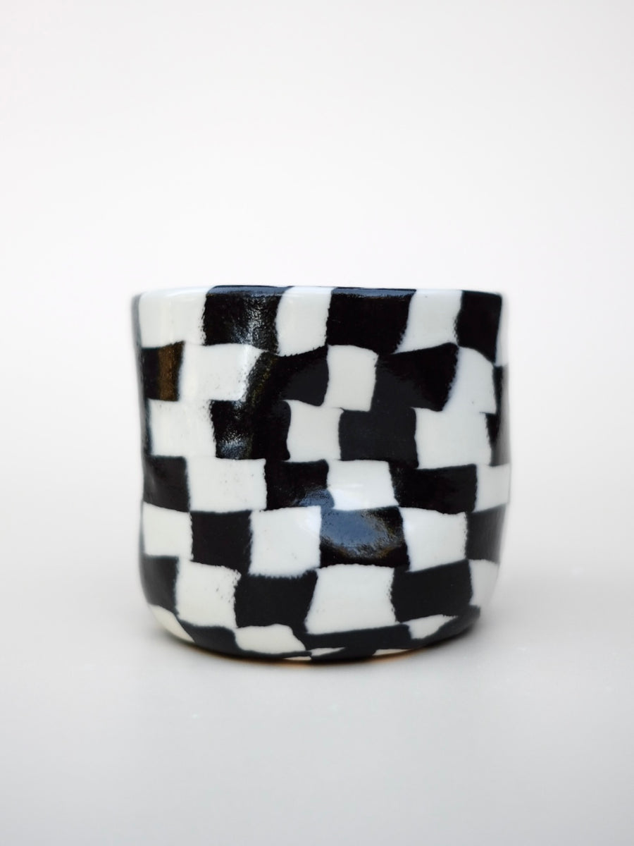 Checkers Hug Mug