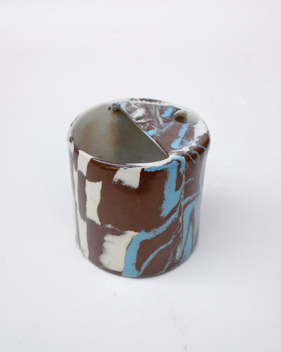 N.108 Blue Spirals Sippy Cup