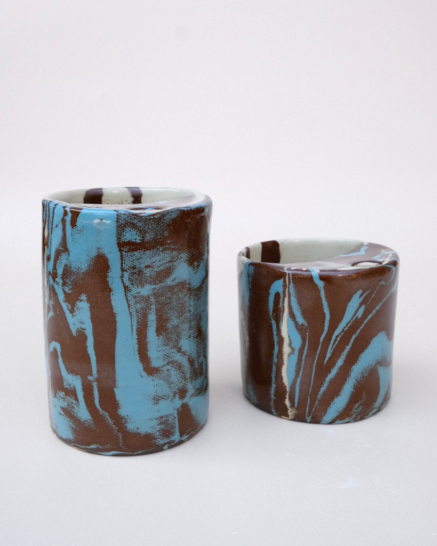 N.108 Blue Spirals Sippy Cup