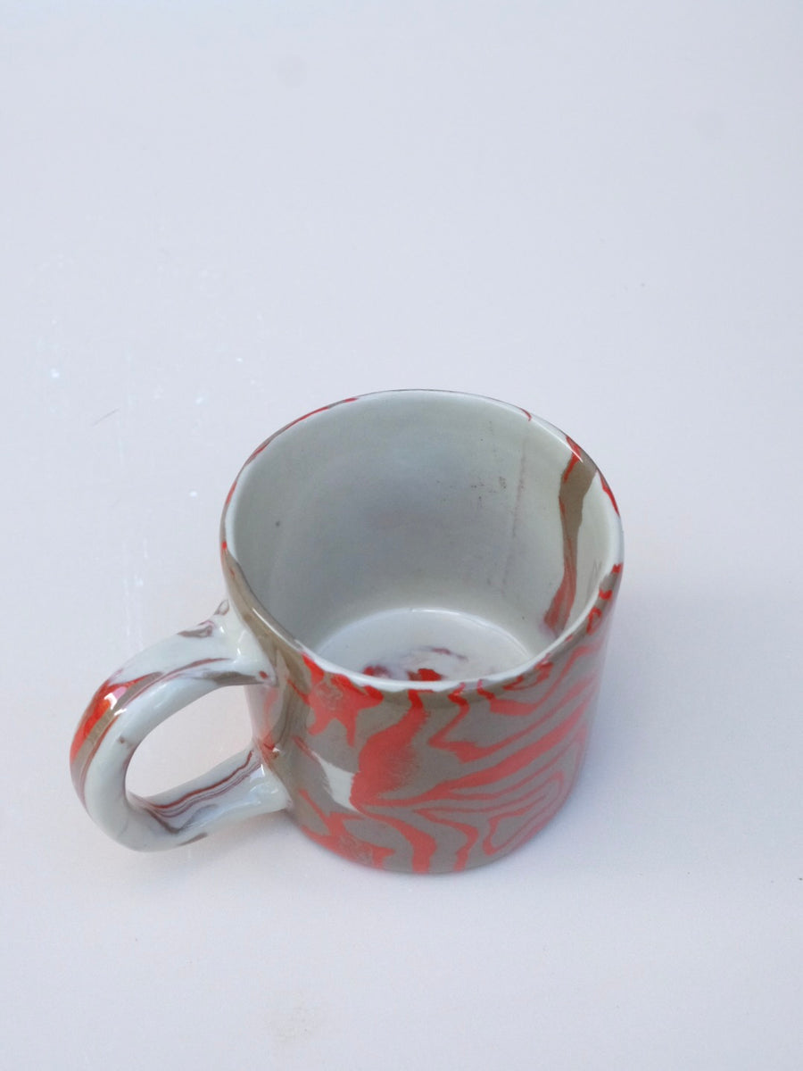 N.84 Red Spirals 12oz