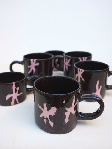 Pink Star Nerikomi Mug